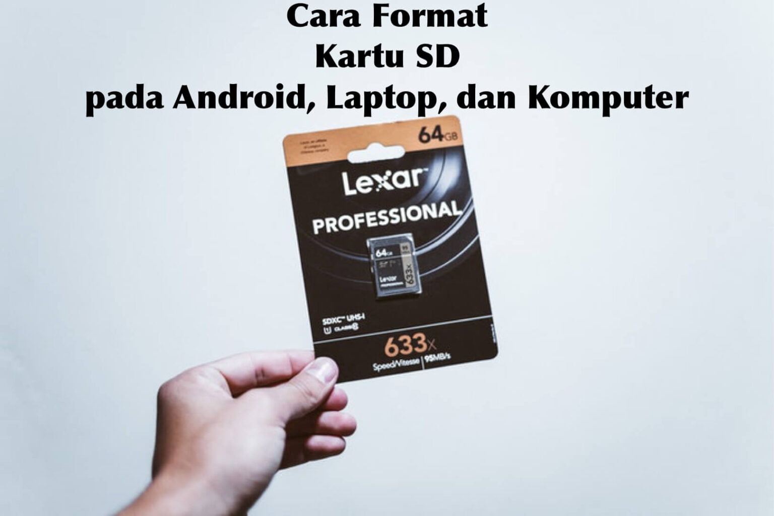 Cara Format Kartu SD Pada Android Laptop Dan Komputer Terbaru