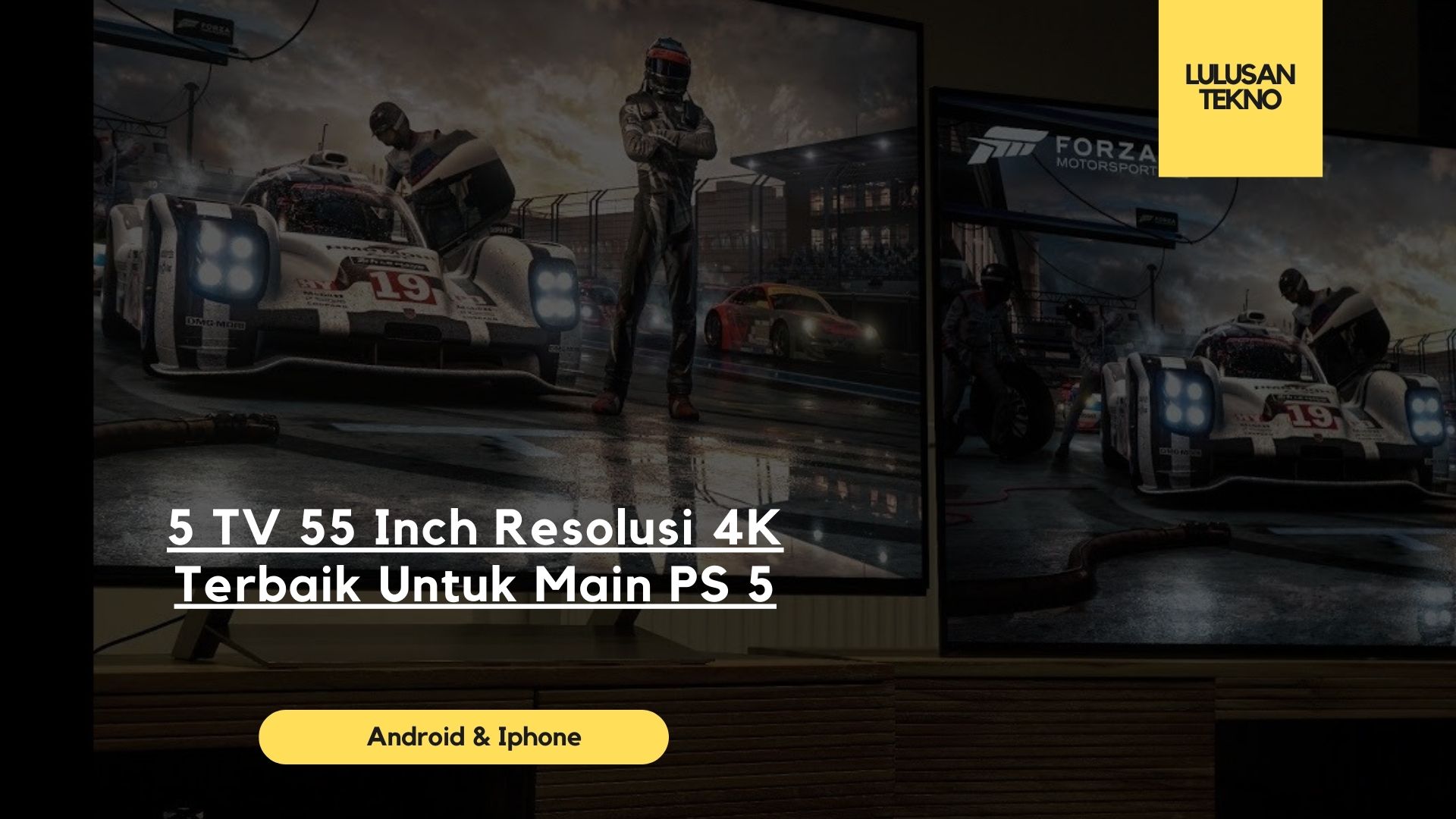 5 TV 55 Inch Resolusi 4K Terbaik Untuk Main PS 5