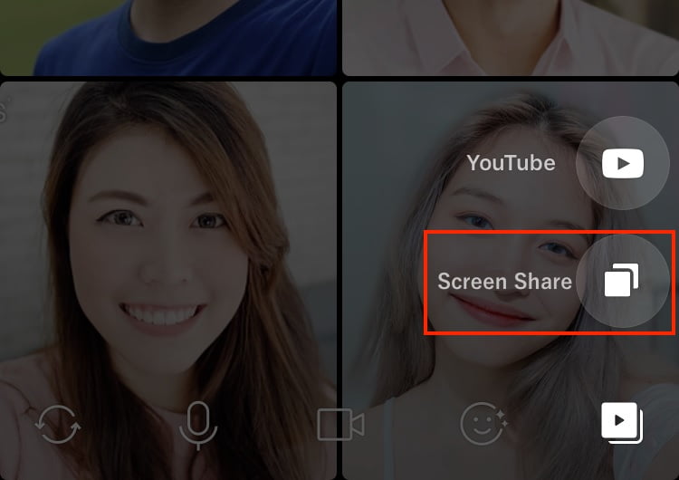 Cara Video Call Share Screen Di LINE