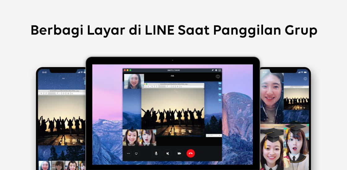 Cara Video Call Share Screen Di LINE