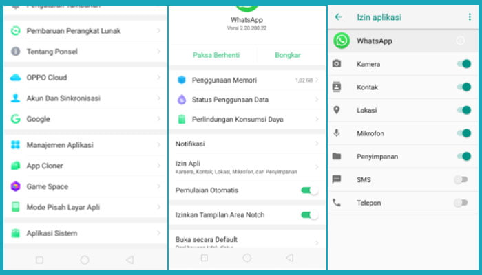 Memberikan Izin Akses Kontak di WhatsApp