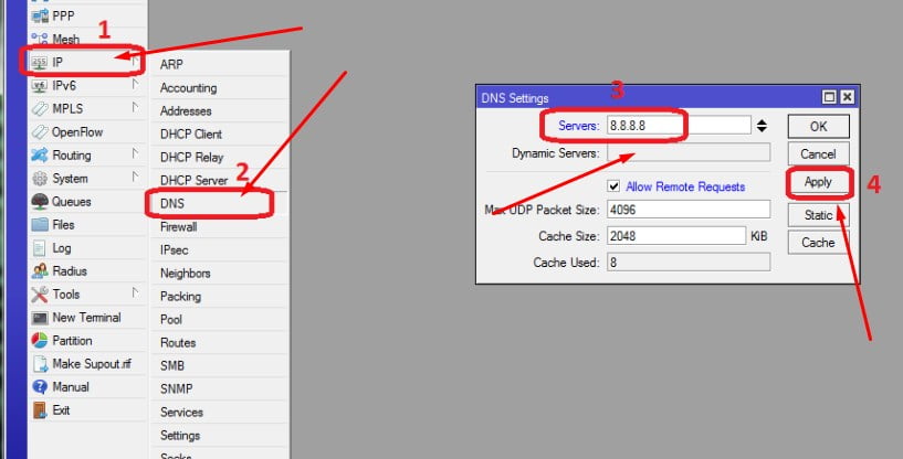 Cara Setting Mikrotik Hotspot Untuk Biznet Langkah 8