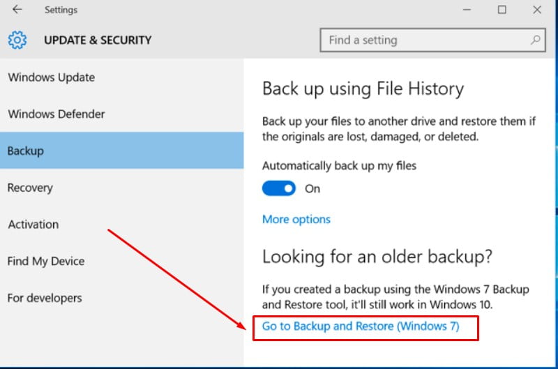 4. Backup Seluruh Data dan Sistem Windows