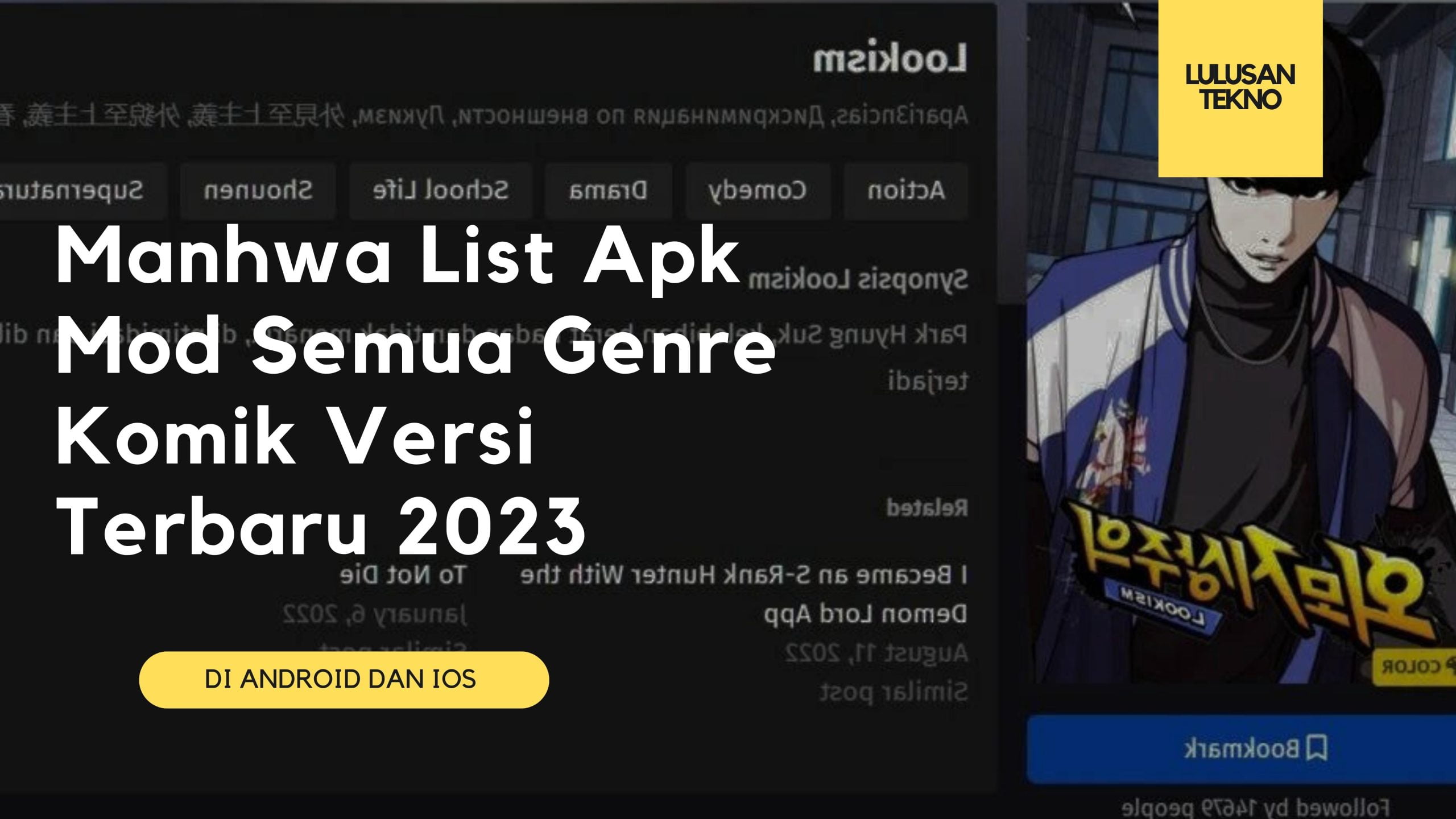 Manhwa List Apk Mod Semua Genre Komik Versi Terbaru 2023