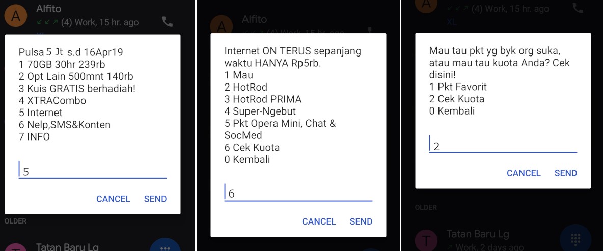 Cara Cek Kuota XL Xtra Combo Lite