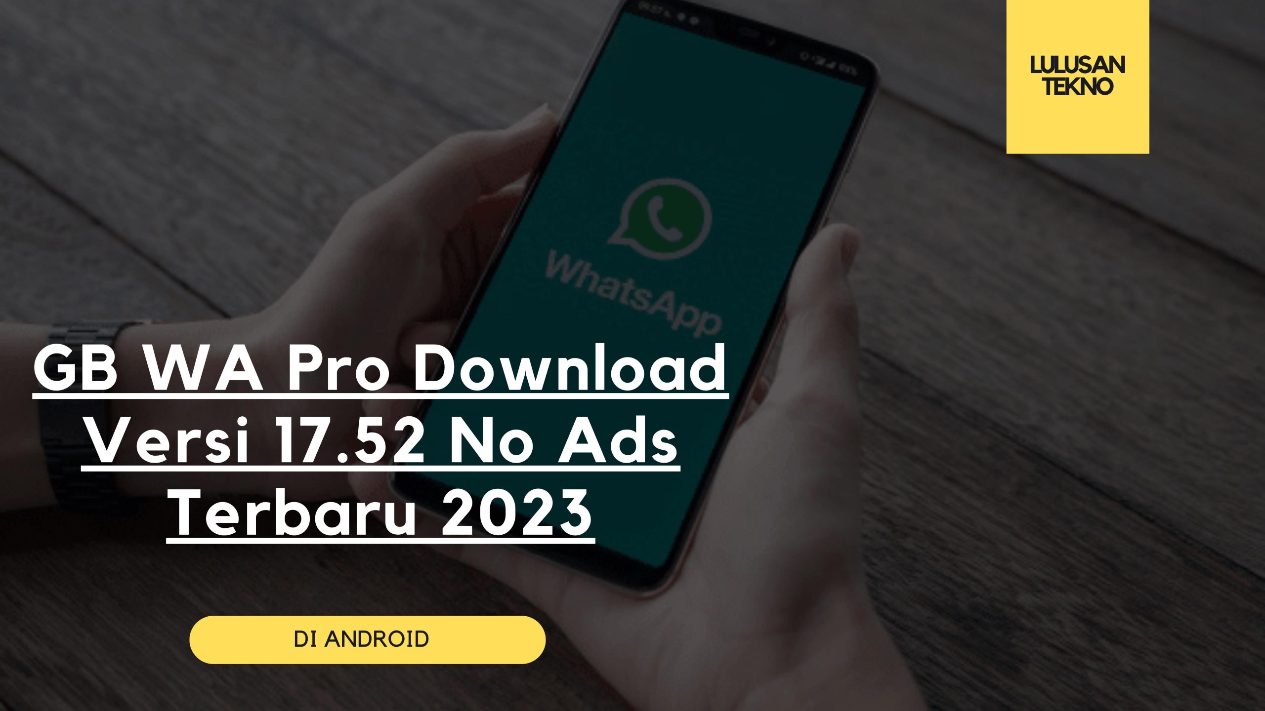 GB WA Pro Download Versi 17.52 No Ads Terbaru 2023