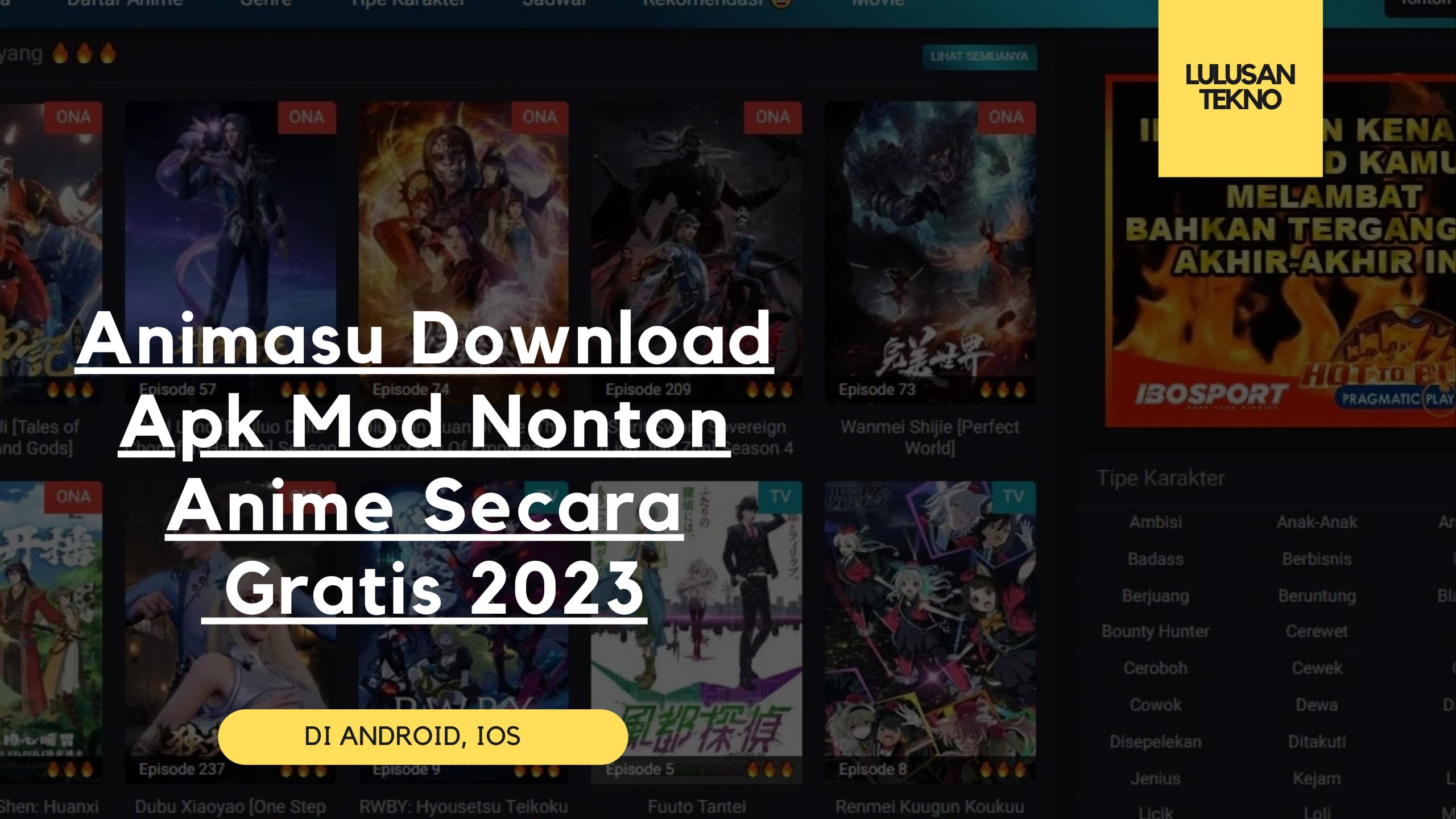 Animasu Download Apk Mod Nonton Anime Secara Gratis 2023