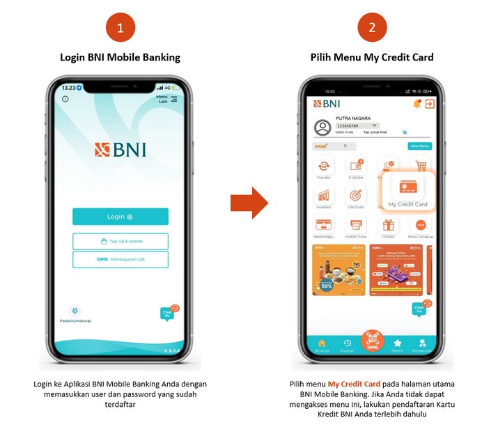 Aplikasi Kartu Kredit BNI Android