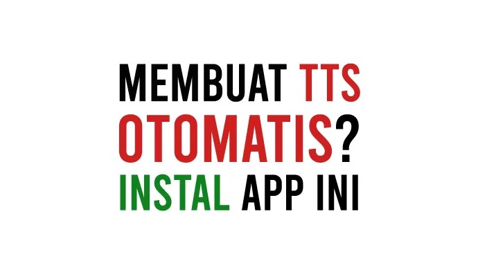 Aplikasi Membuat TTS di android