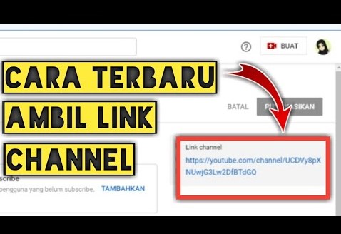 cara melihat link YouTube