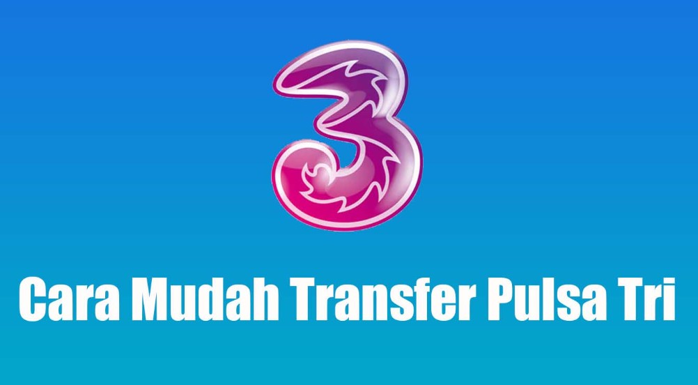 cara transfer pulsa dari 3