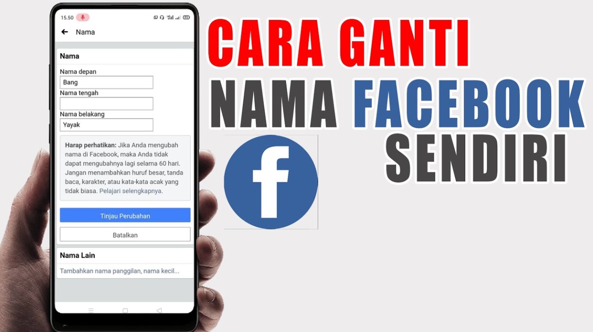 Cara Edit Nama di Facebook