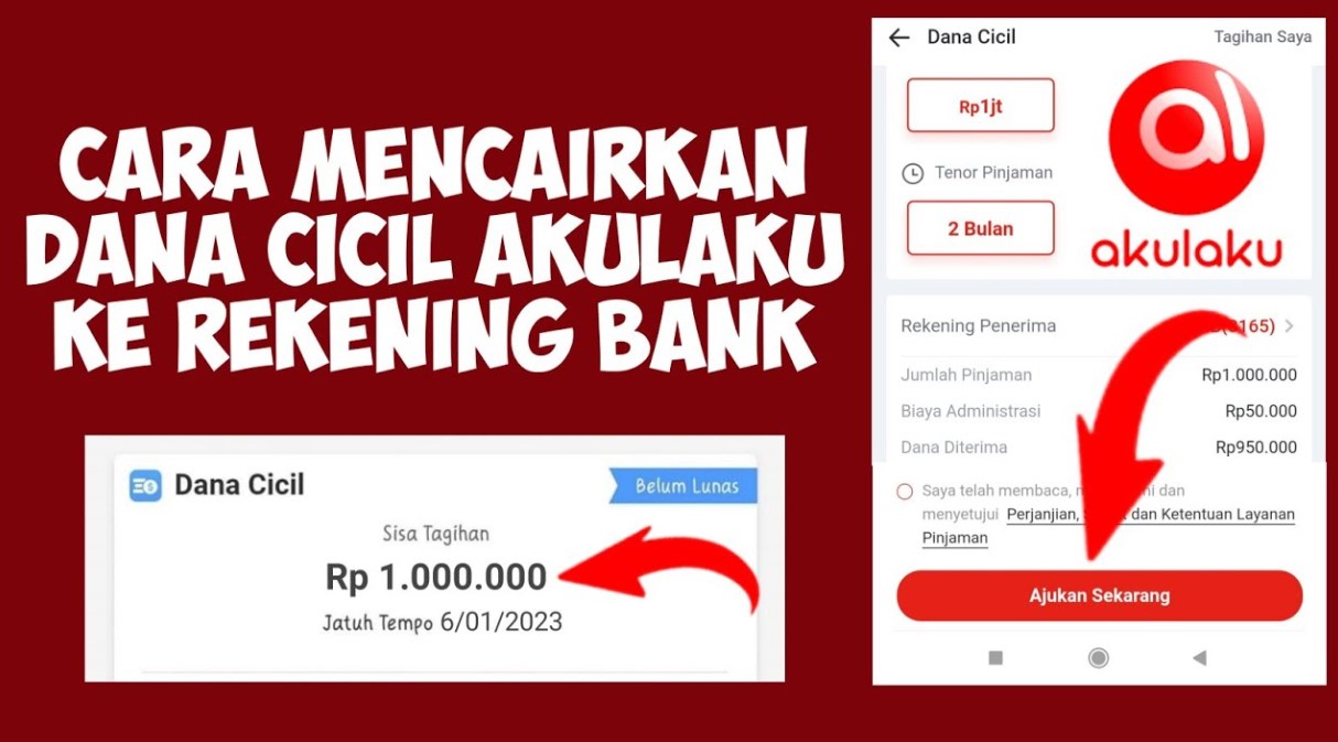 Cara Mencairkan Dana Cicil Akulaku