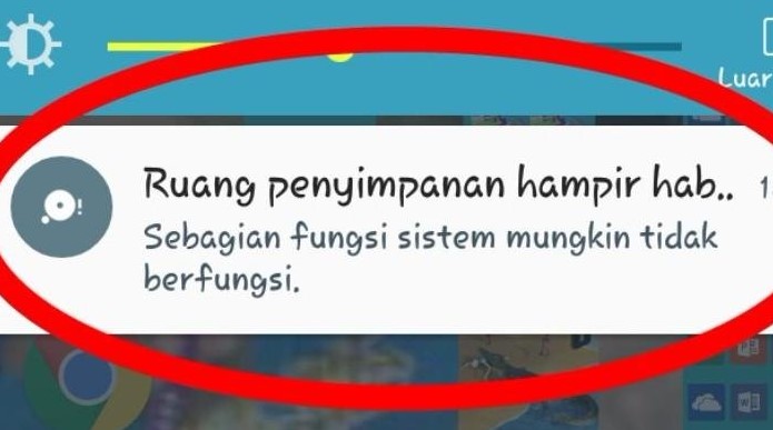 cara agar penyimpanan tidak penuh di HP Samsung