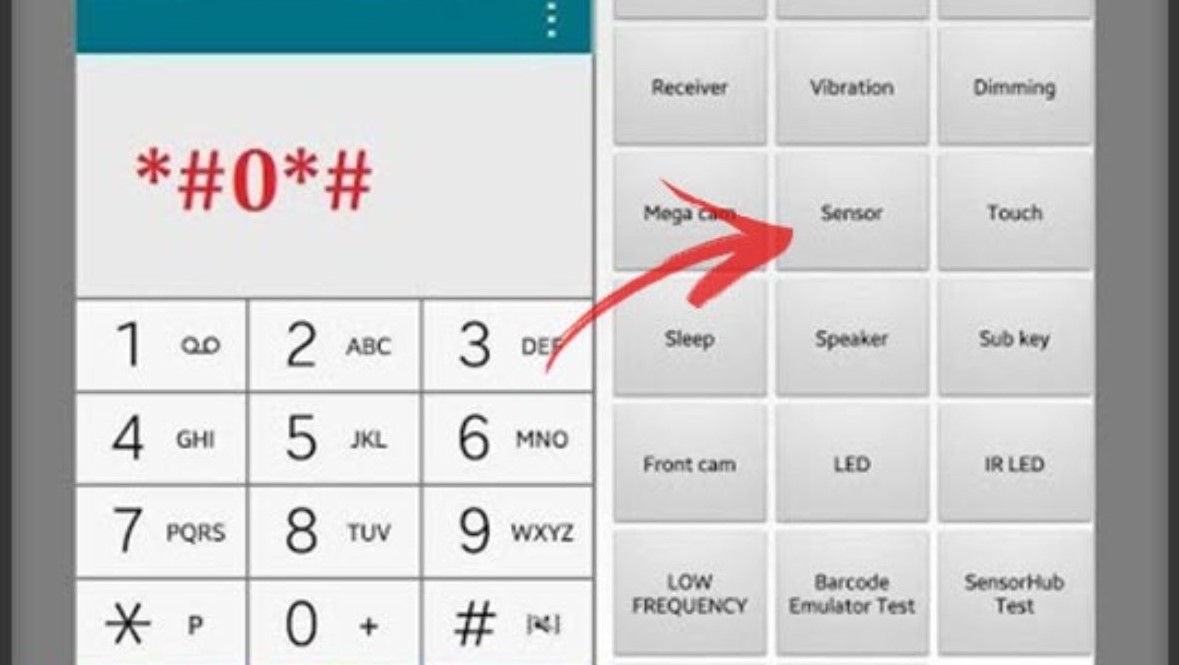 cara mengecek sensor HP Samsung