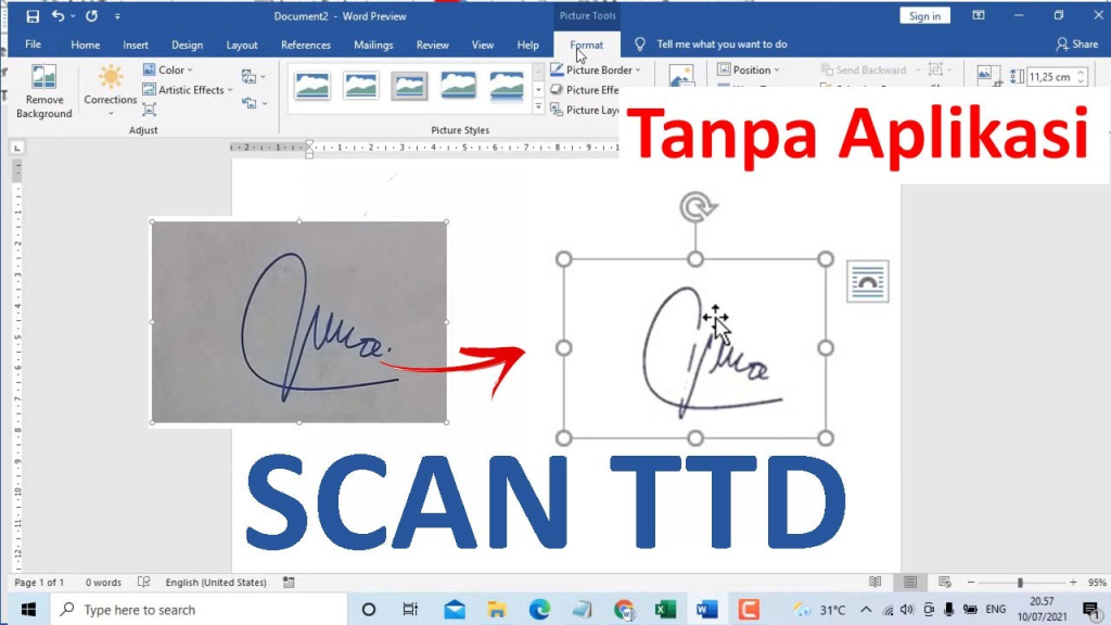 Cara Tanda Tangan di Word di Laptop dan HP dengan Mudah Tanpa Tambahan Aplikasi Terbaru 2023