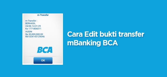 Cara Edit Transfer Bank