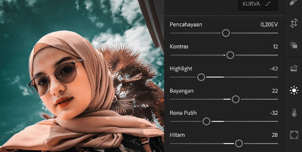 cara mengedit foto di lightroom
