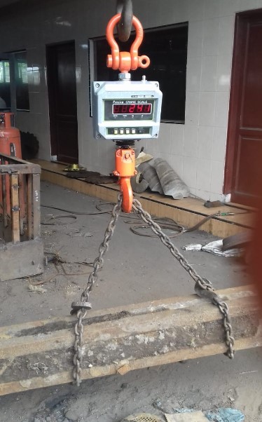 cara menggunakan timbangan gantung