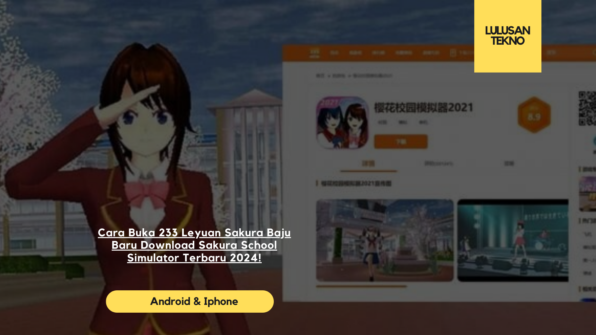 Cara Buka 233 Leyuan Sakura Baju Baru Download Sakura School Simulator Terbaru 2024!