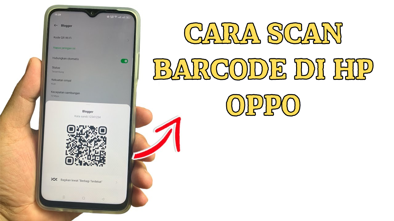 Cara Scan Barcode di HP Oppo